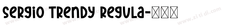 Sergio Trendy Regula字体转换